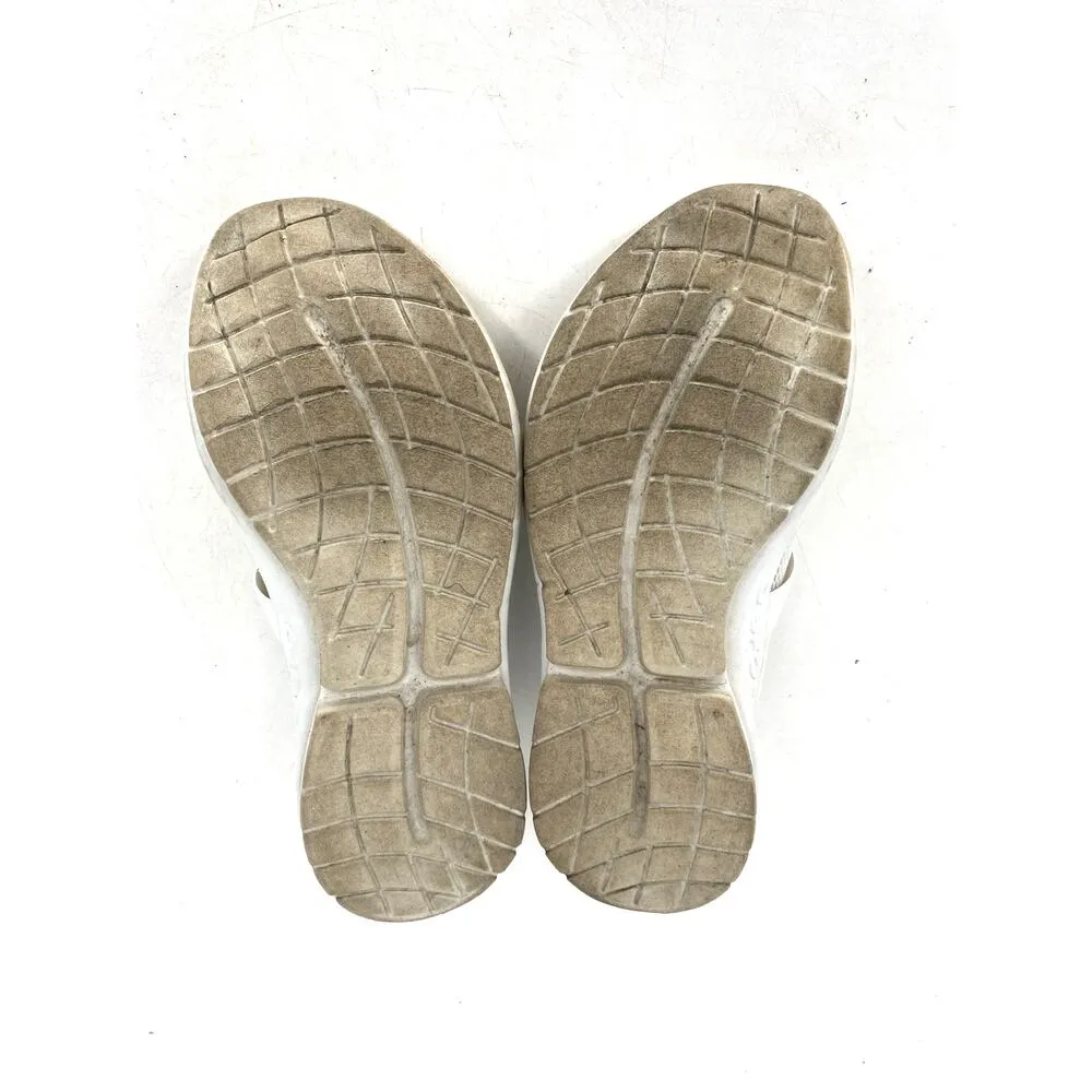 OOfos OOmg Low all White Mesh Xlog Comfort Recovery Shoes Women's Size 9.5 - Image 7