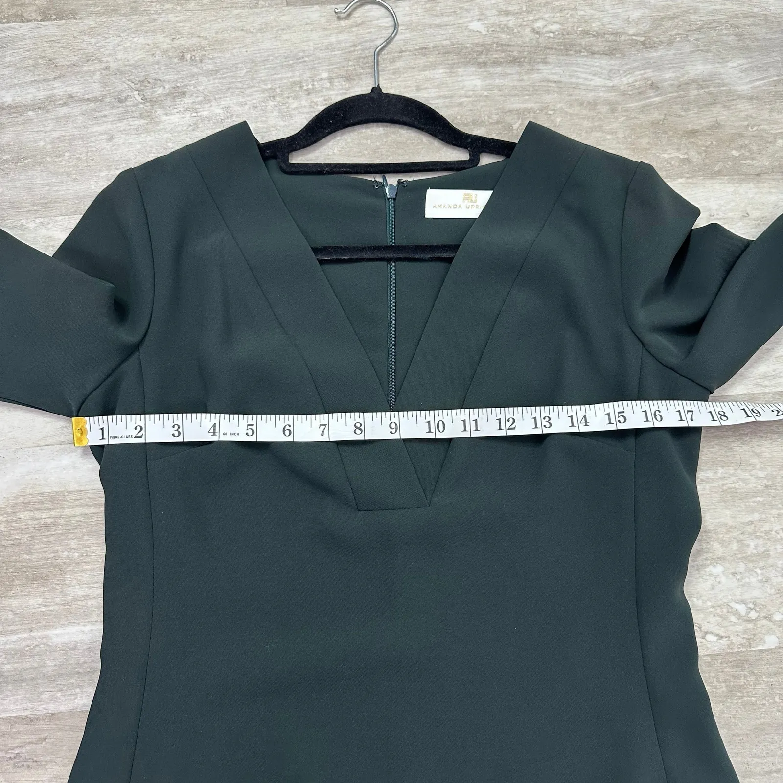 AMANDA UPRICHARD green Fresno Mini Dress Size small - Image 5