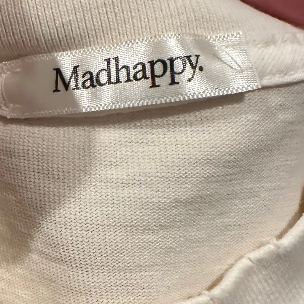 MADHAPPY LOCAL OPTIMIST GRAPHIC RELAXED FIT OVERSIZED SHORT SLEEVE TEE SHIRT XS - Image 8