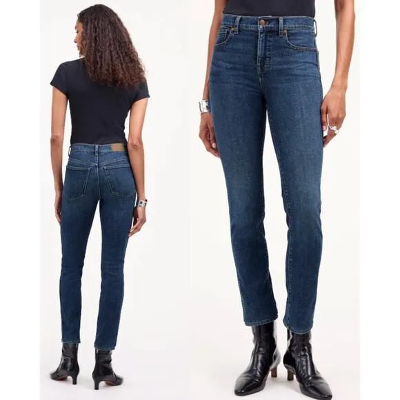 Madewell | NWOT | Mid-Rise Stovepipe Jeans in Deming Wash | Sz 27 - Image 2