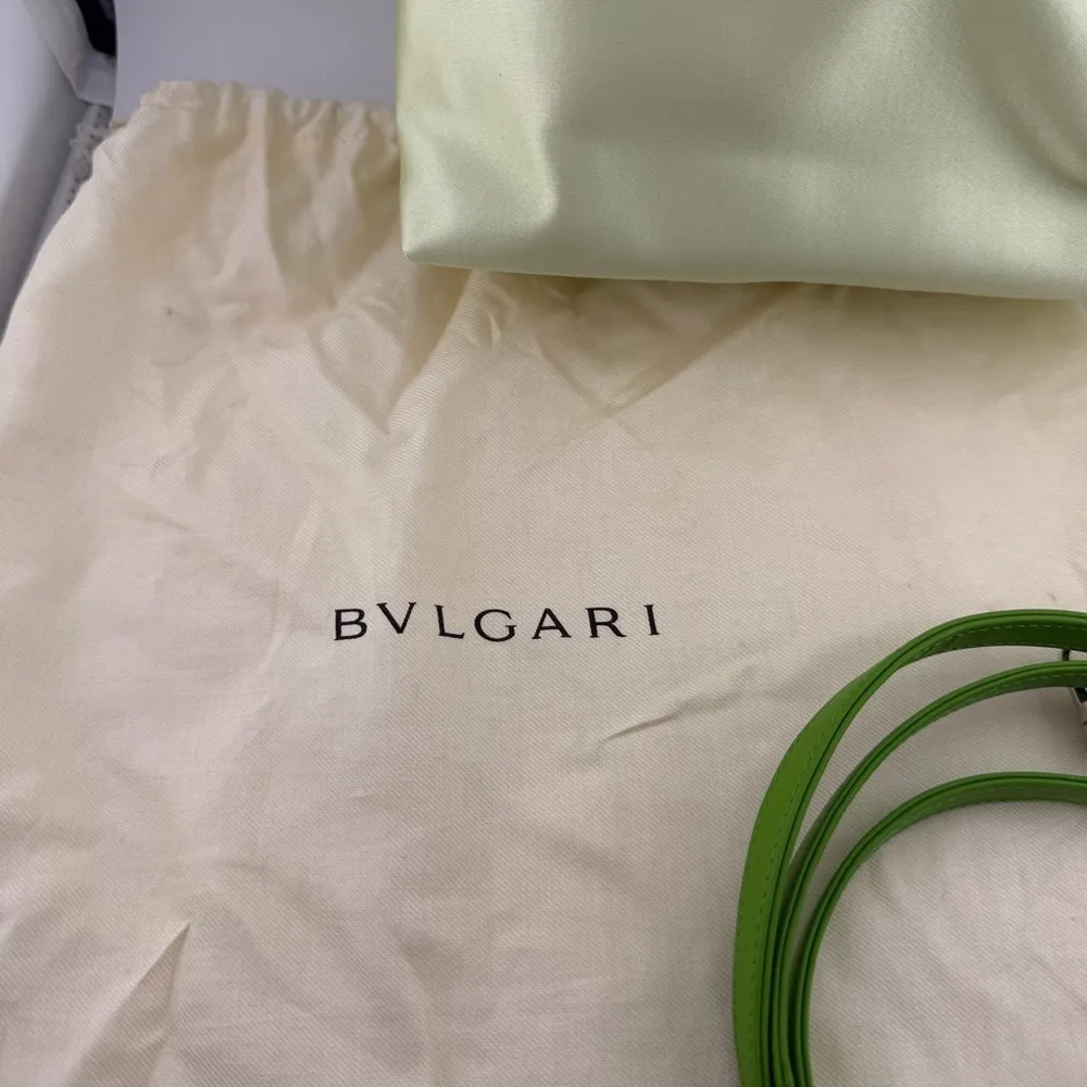 BVLGARI Satchel Top Handle Bag Green - Image 3