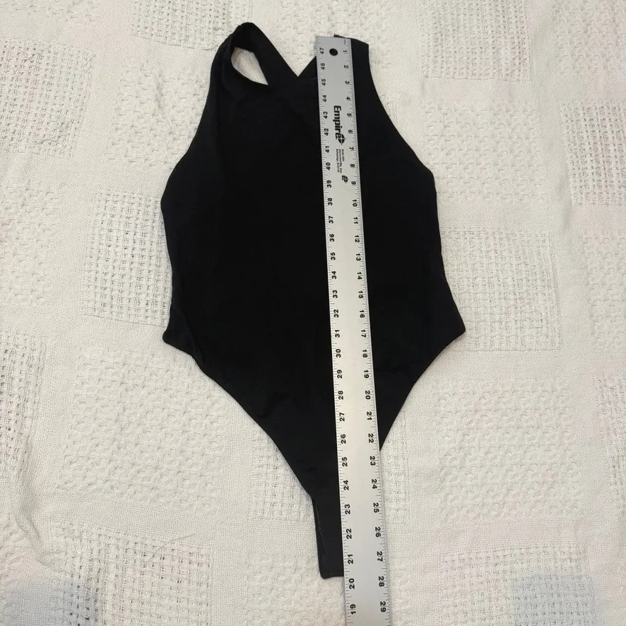 Intimately Free People Jessa strappy cutout criss cross bodysuit BC 2874 - Image 2