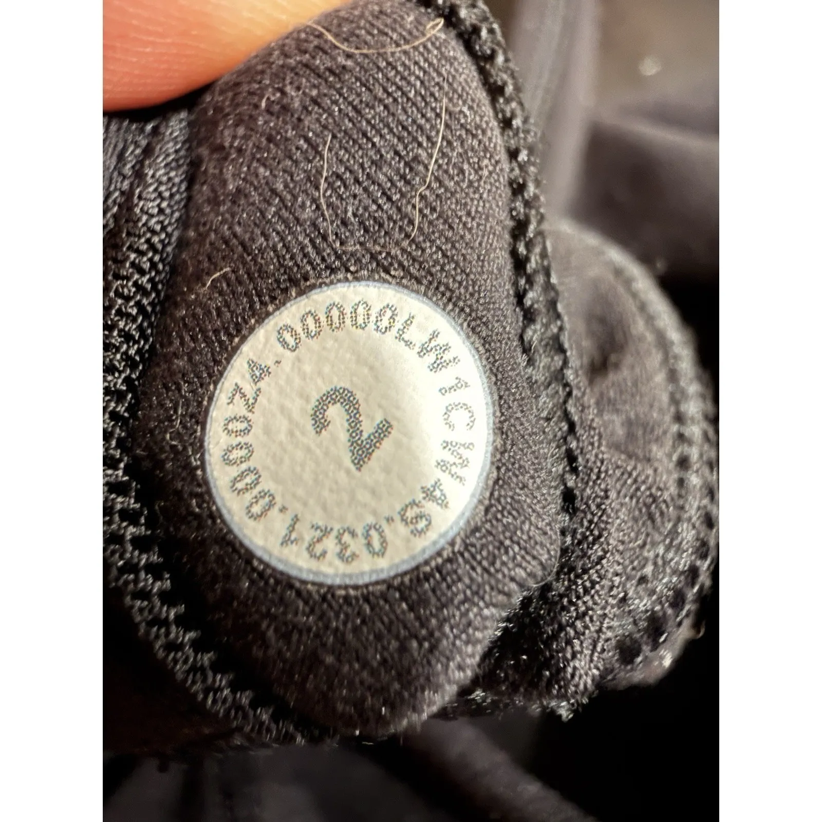 Lululemon Align tank top black V neck cropped shelf bra size 2 - Image 5