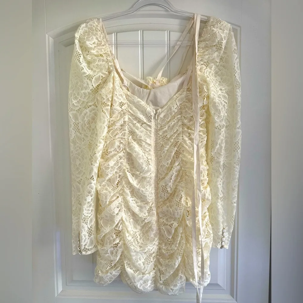 For Love And Lemons White Mini Dress - Image 9