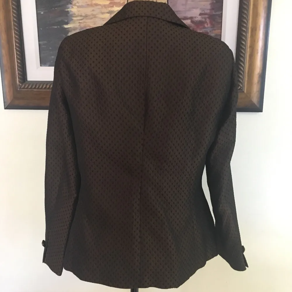 Escada Luxury Bronze Blazer Size undefined - Image 4