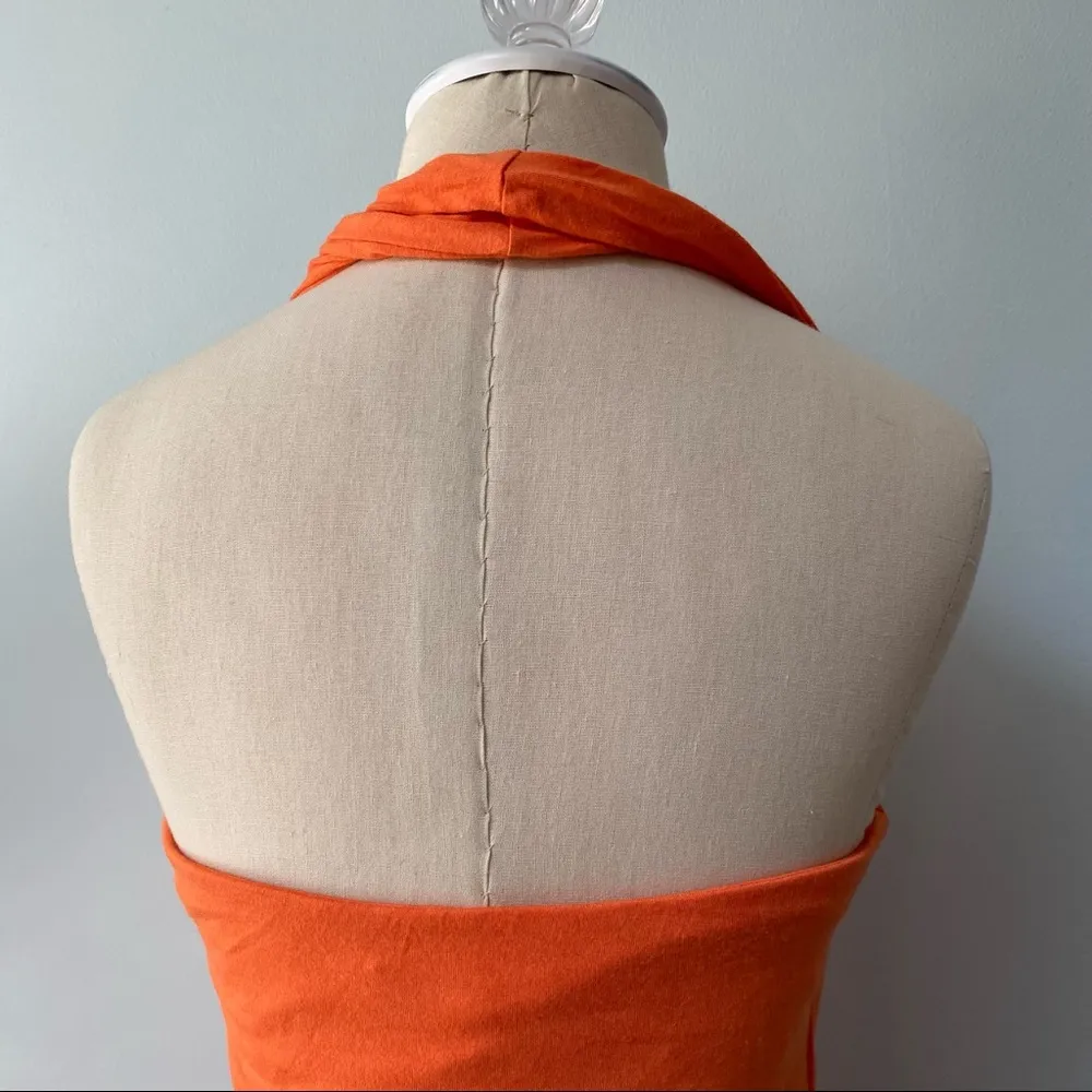 Banana Republic Halter Top Orange - Image 8