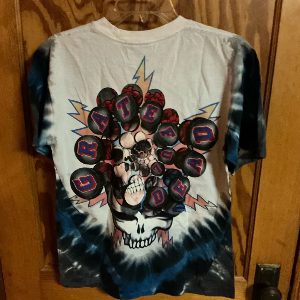 Grateful Dead New York rangers tie dye t shirt - Image 7