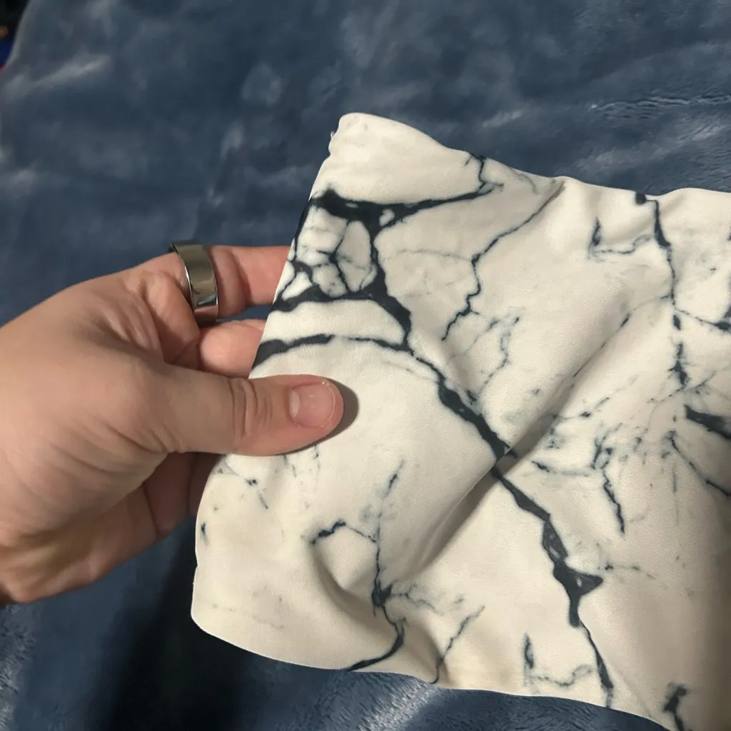 Zaful Marble Bandeau - Image 2