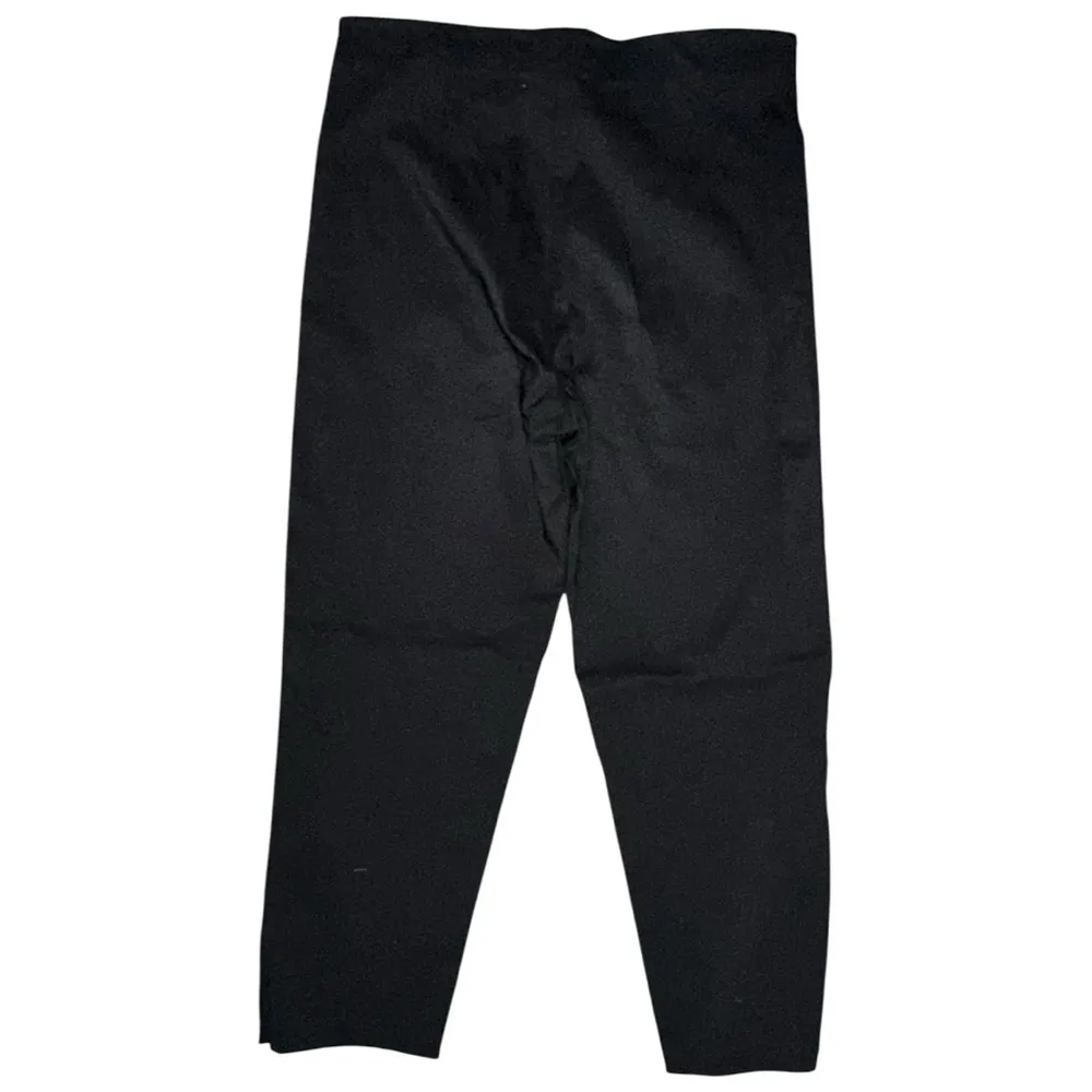 Equestrian Women’s Size M Navy Blue Rayon Stretch Button Hem Trousers Pants Size M - Image 2