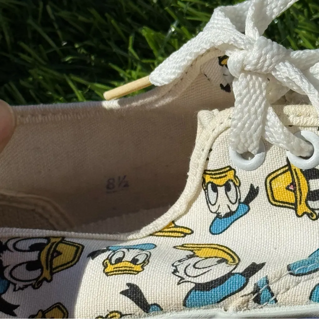 Vans X Disney Authentic “Donald Duck” Vintage 1995 Low Top Sneakers Size 8.5 - Image 11