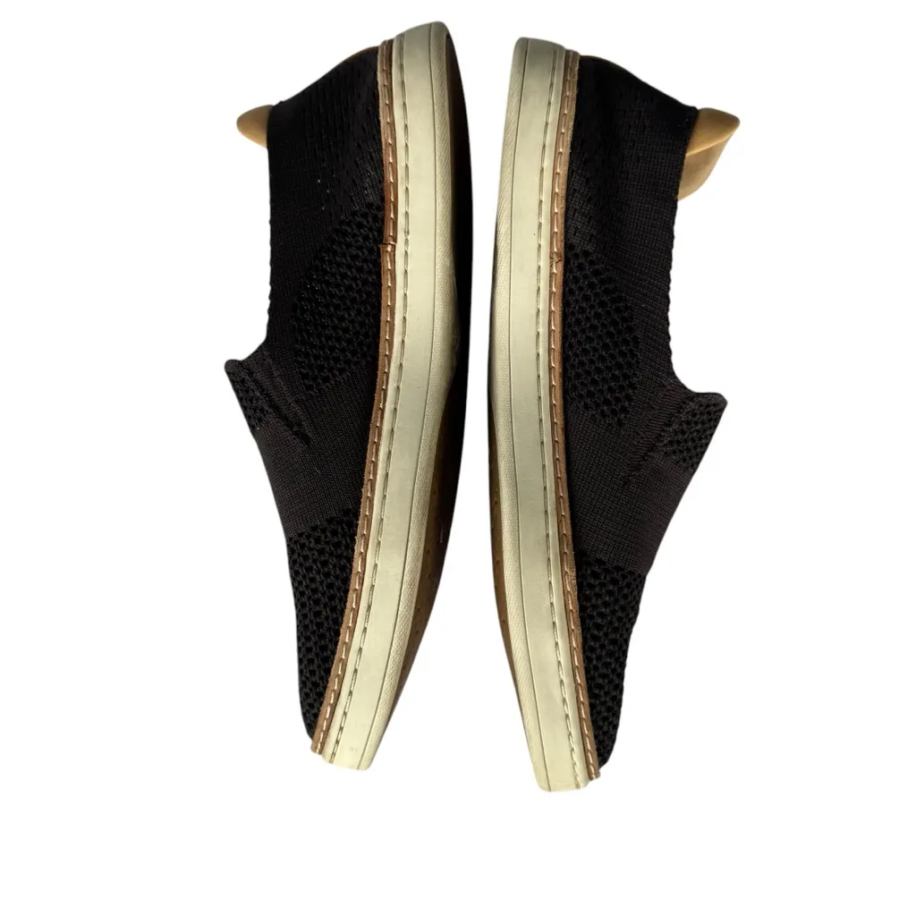 UGG Alameda Sammy Slip-On sneaker Loafers Sz 8 black knit round toe flat shoe - Image 2