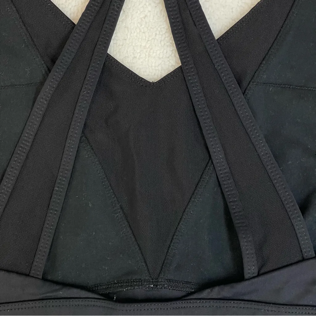 Zyia Active Black Strappy Sports Bra XXXL Adjustable Back Racerback Support 3X - Image 5