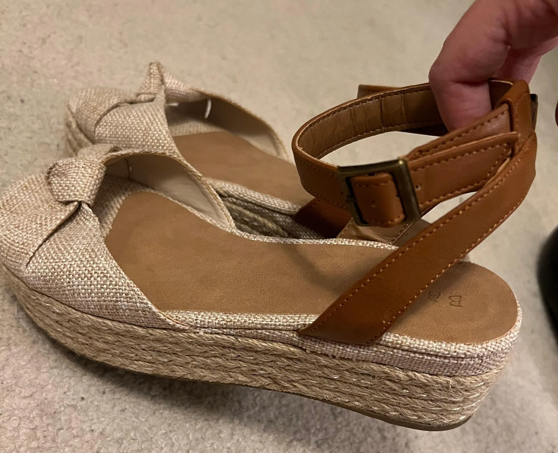 Bamboo Platform Sandles - Image 2