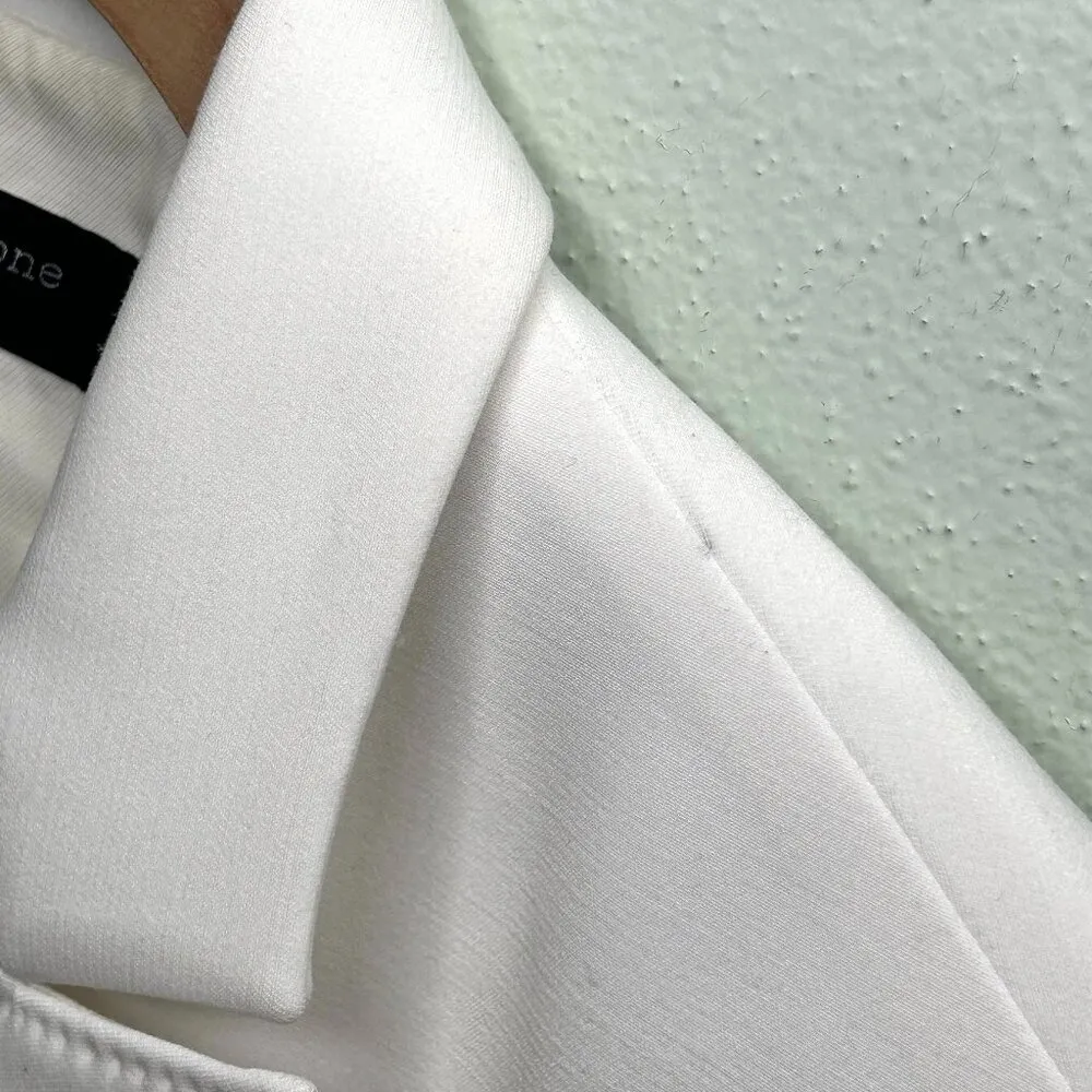 Rag & Bone Classic One Button Blazer in White Size 4 - Image 7