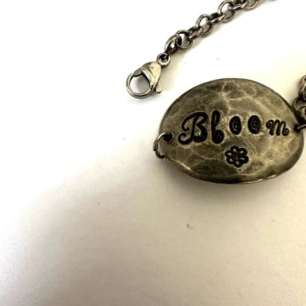Bloom ID tag bracelet Silver - Image 3