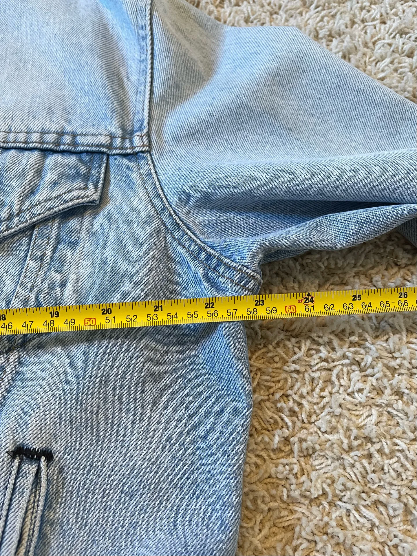 Vintage Levis 7506 Denim Trucker Jean Jacket   - Image 9