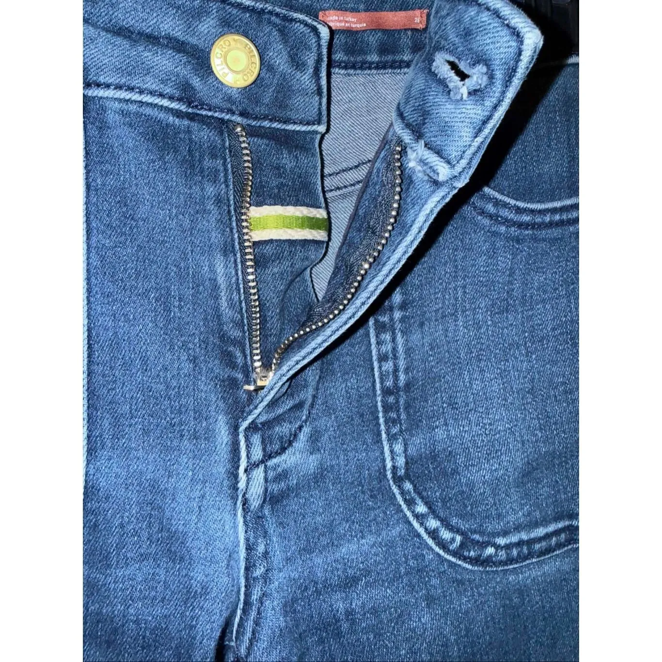 Pilcro Anthropologie medium wash non distressed bootcut jeans size 26 #751 - Image 3