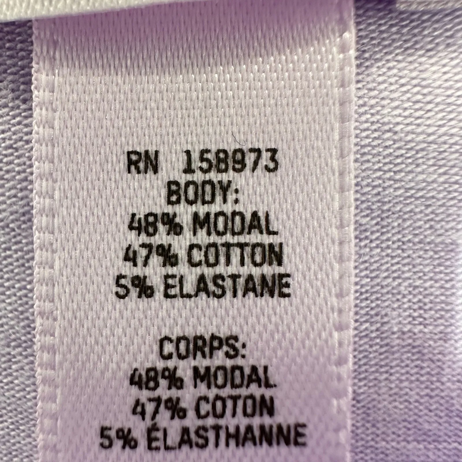 SKIMS Soft Lounge Long Sleeve Henley Top Lavender Purple XXS NWOT - Image 3