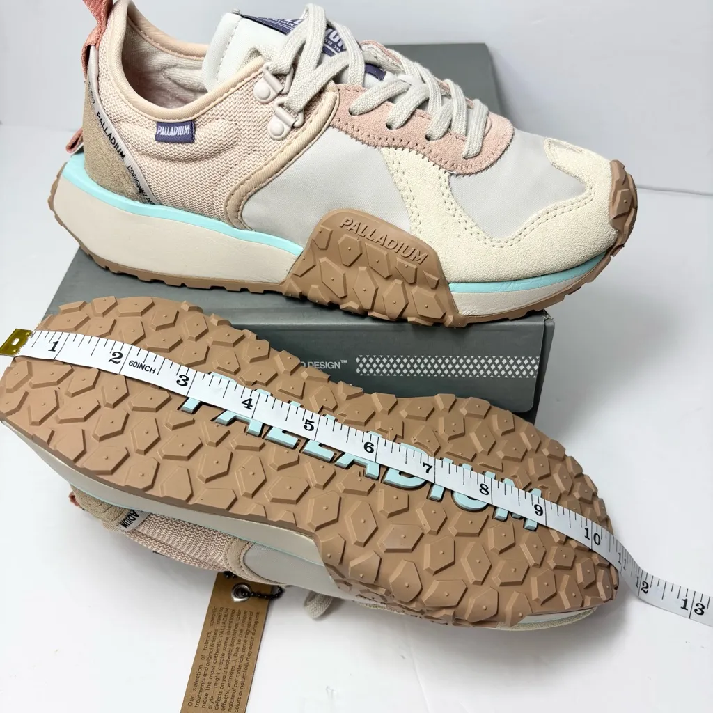 Palladium‎ Troop Runner Ivory Cream/Moonbeam Sneakers Size 6.5 - Image 10