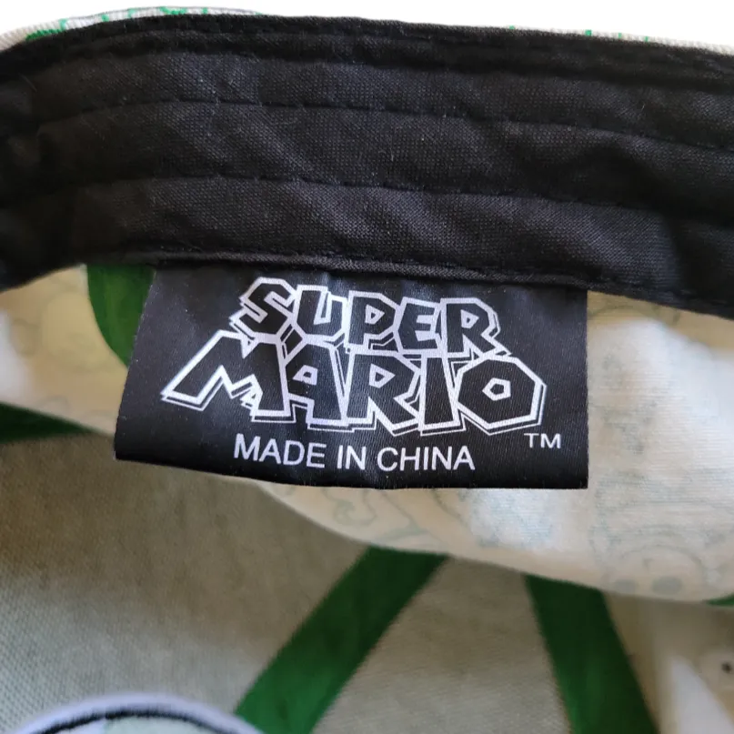 Super Mario Hat Size Large XL L/XL Embroidery 1-UP Mushroom Get A Life - Image 10