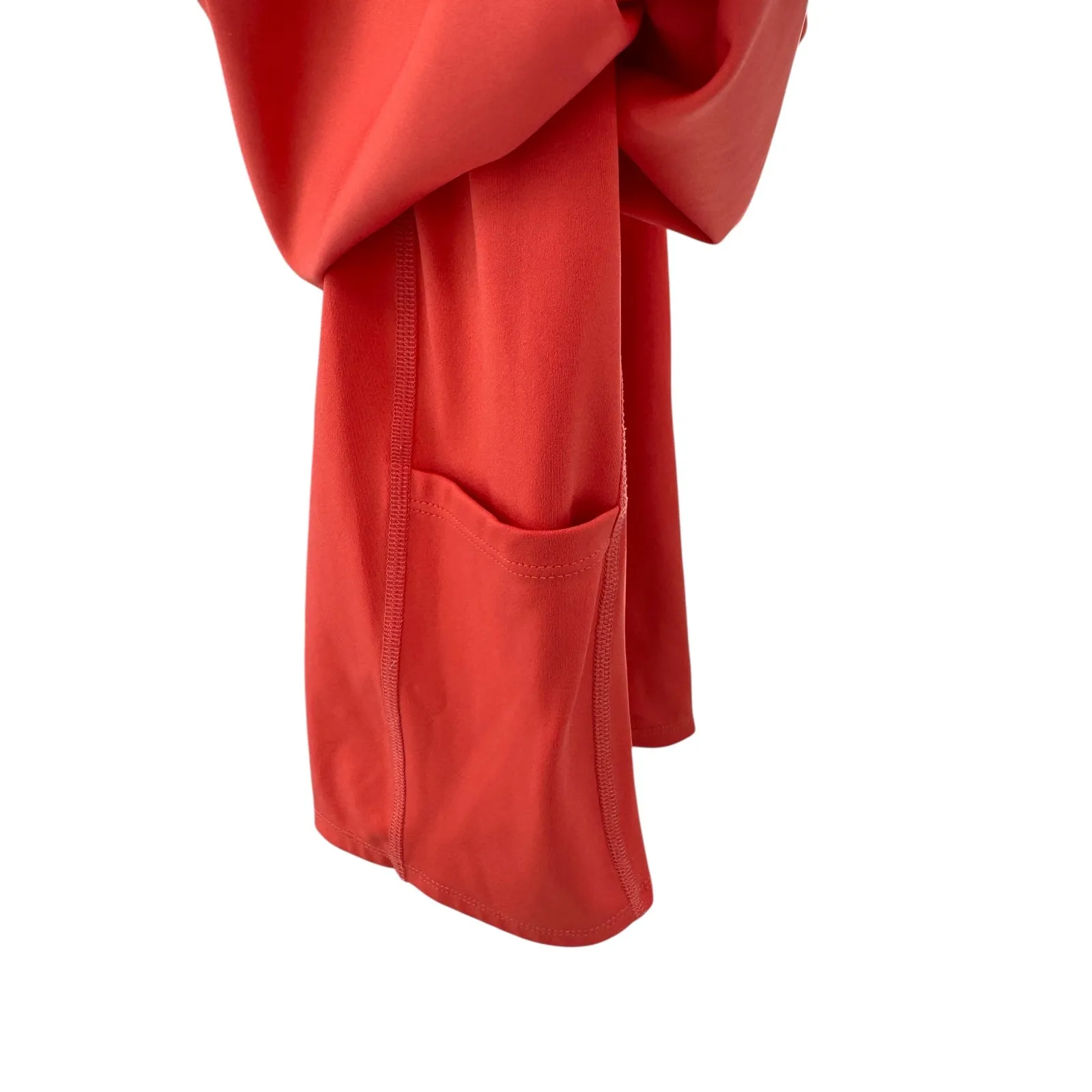 Lou & Grey Red Athletic Dress S Built-In Shorts‎ Shelf Bra Stretch Activewear - Image 4