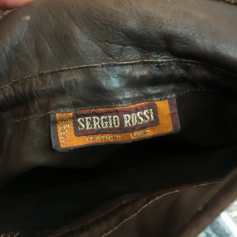 Sergio Rossi Brown Over the Knee Boots - Image 6