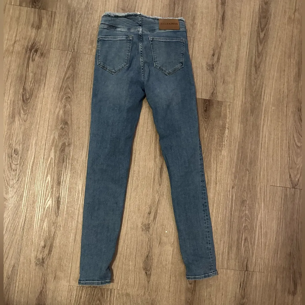 Vintage Y2K Early 2000s All saints Women’s Low Rise Jeans Size 28 - Image 3