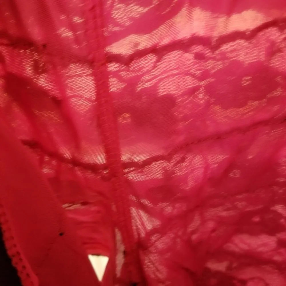 Electric Pink Black Pink Lace Shorts Medium - Image 5