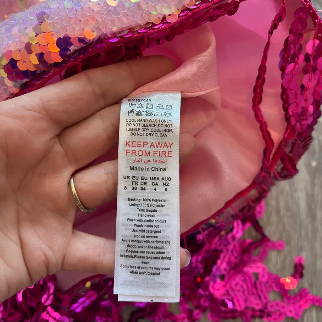 NWT nasty gal star sequin‎ fringe mini dress - Image 7