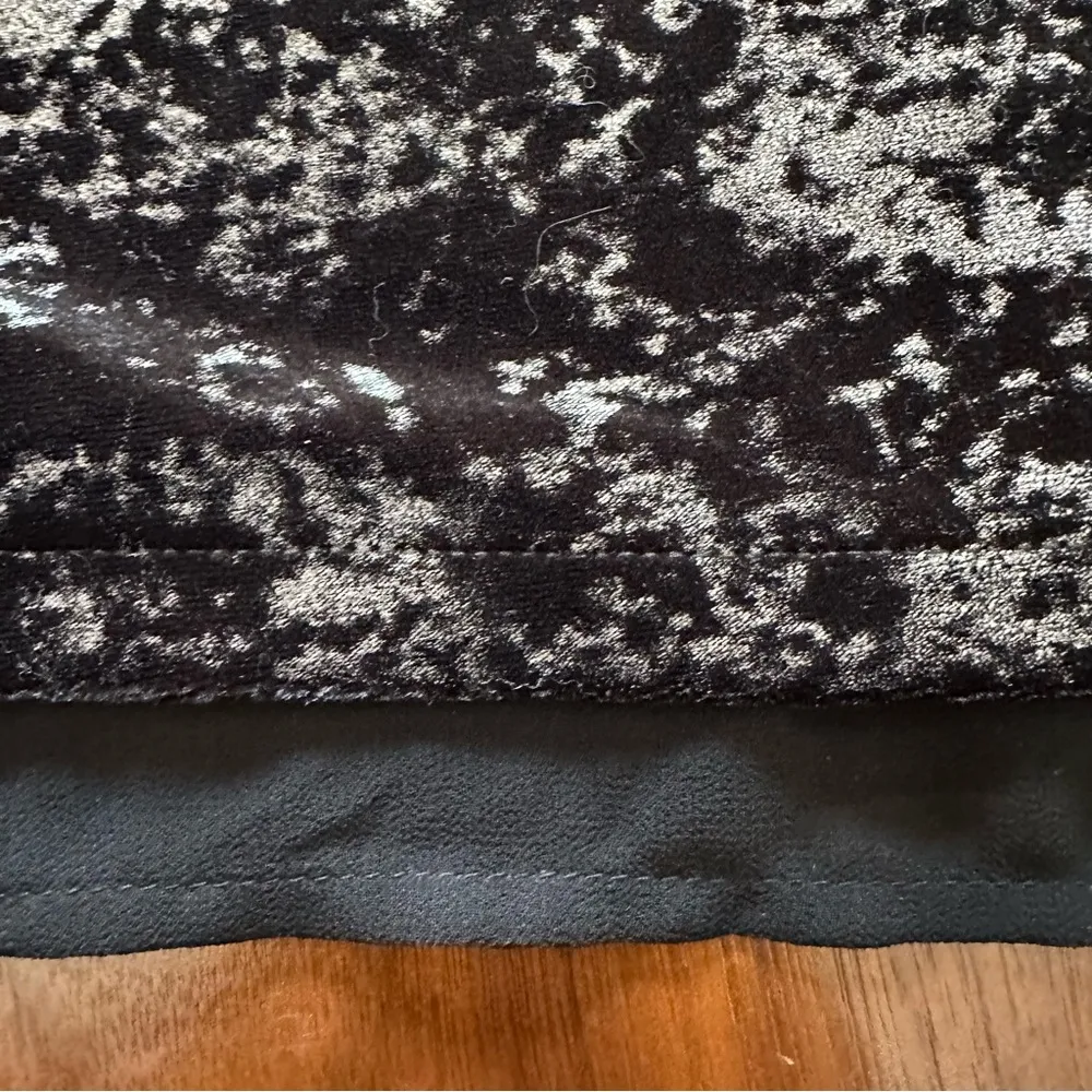 Romeo & Juliet Couture Black Crushed Velvet Cami Sz XS - Image 5