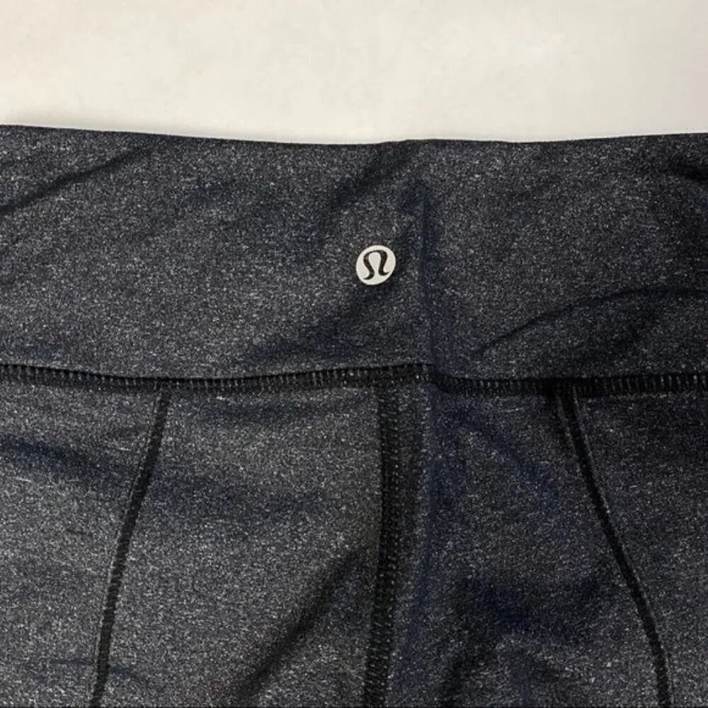 Lululemon Heather‎ Gray Zip Hem Capri Legging - Image 4