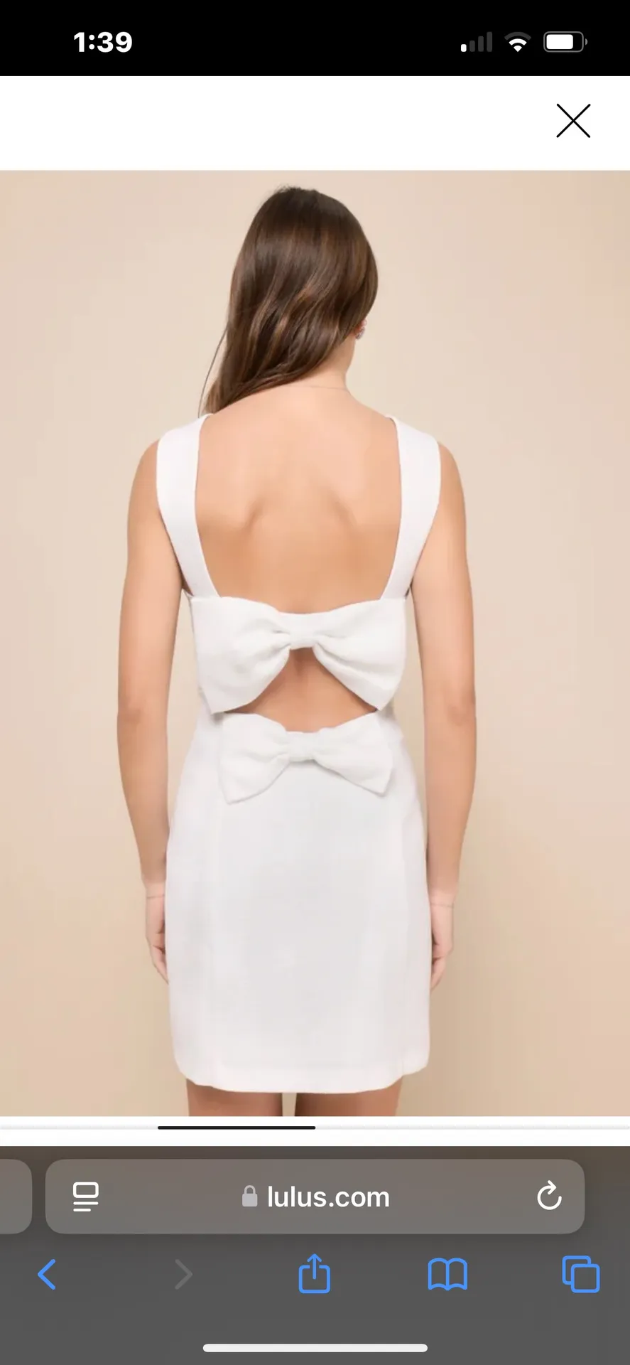 Cutout Bow Mini Dress - Image 5