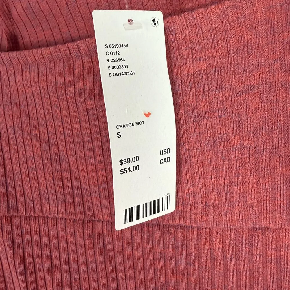 NWT Urban Outfitters Orla Square Neck Top Long Sleeve Crop Size Small S NEW - Image 5