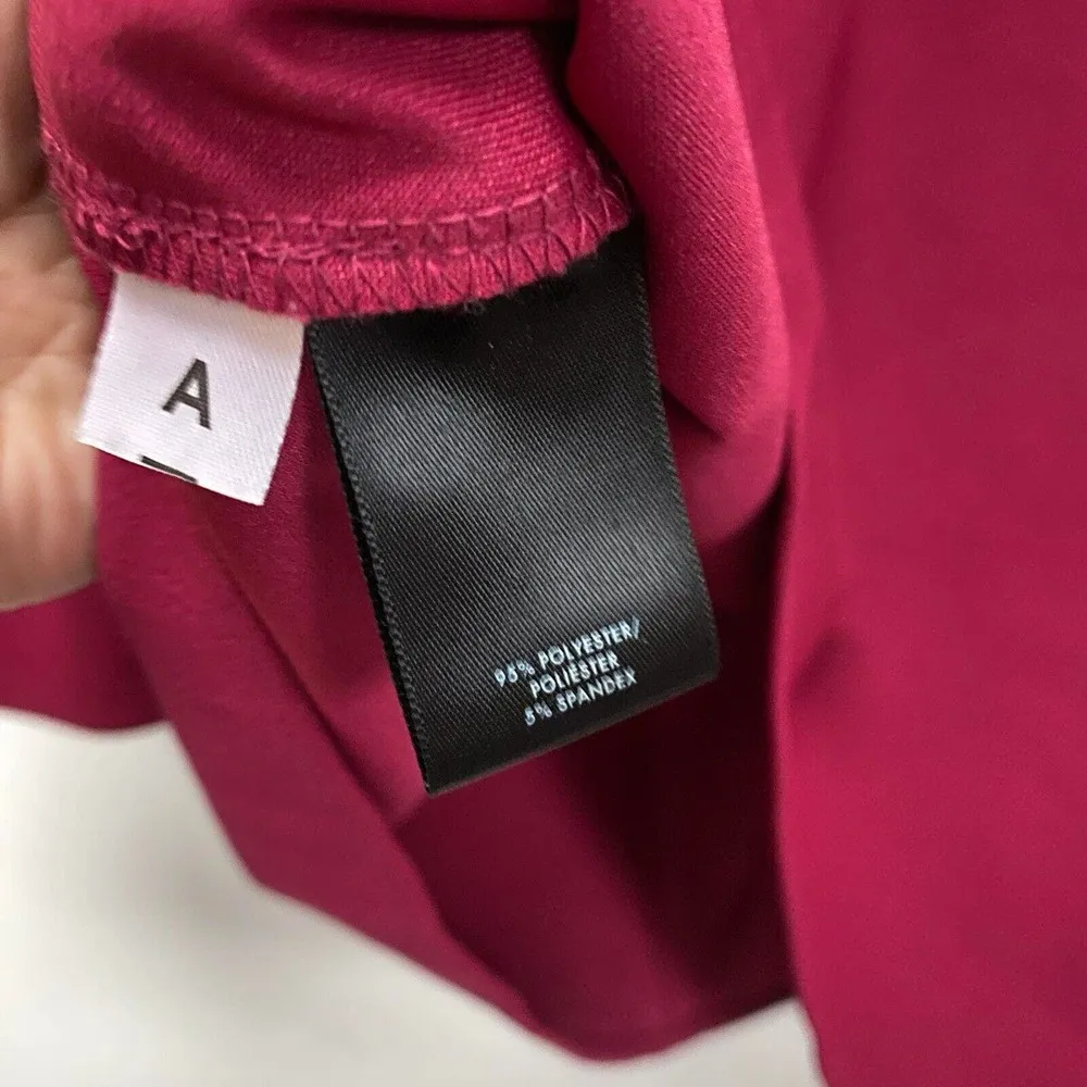 Ann Taylor Women's Medium Winter Fluted Sleeve Top pink Blouse Casual Adult - Image 8