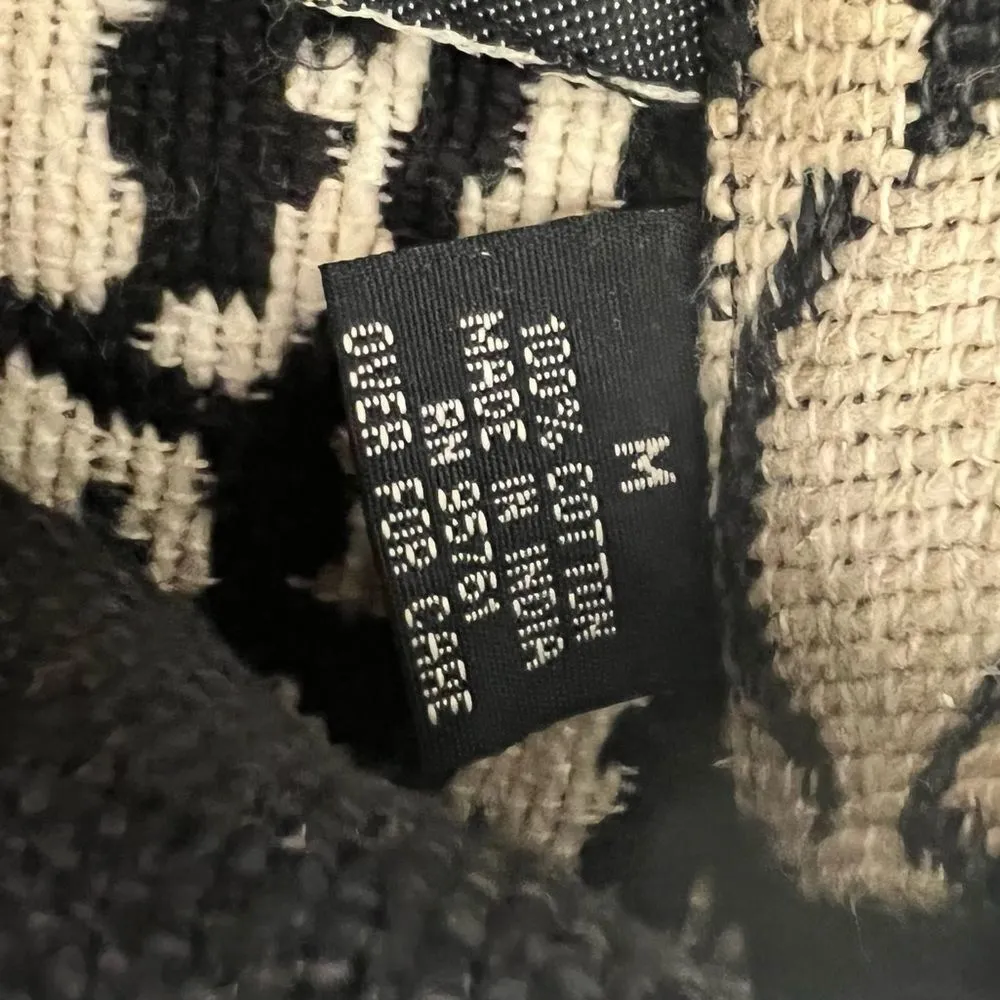 Vintage New Identity Elephant & Giraffe Safari Print Tapestry Jacket Size M - Image 4