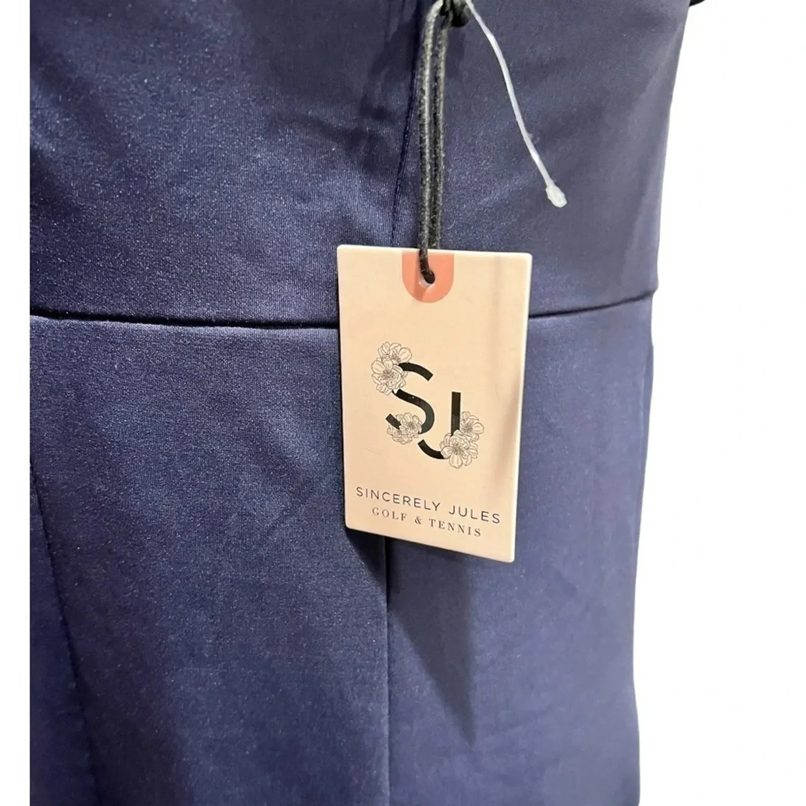 SINCERELY JULES GOLF TENNIS DRESS WITH BUILT IN BODYSUIT NAVY BLUE. Size L NWT Size L - Image 6