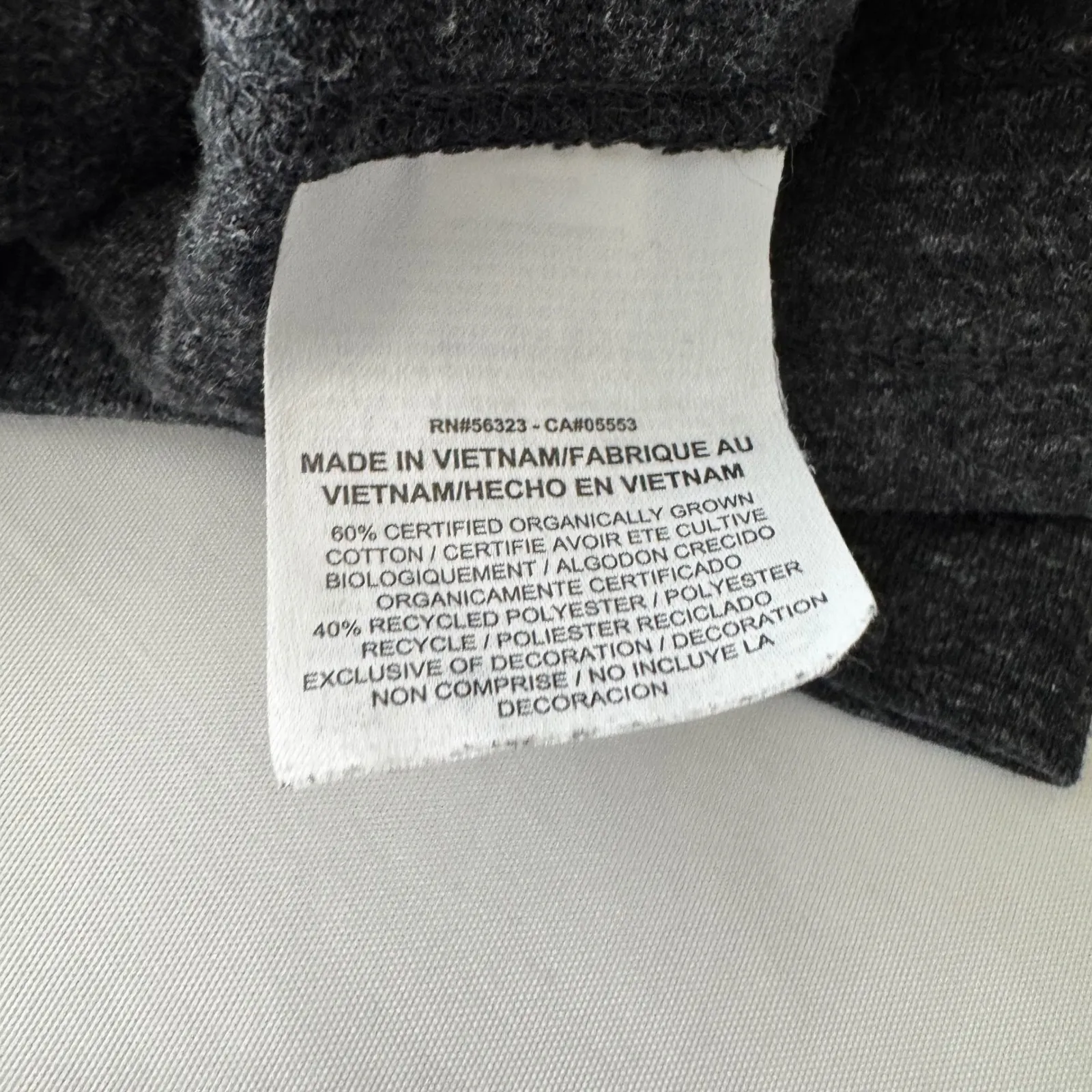 Nike Women's Charcoal Heather Jogger Pants "Just Do It" Logo XS Cotton Blend - Image 8