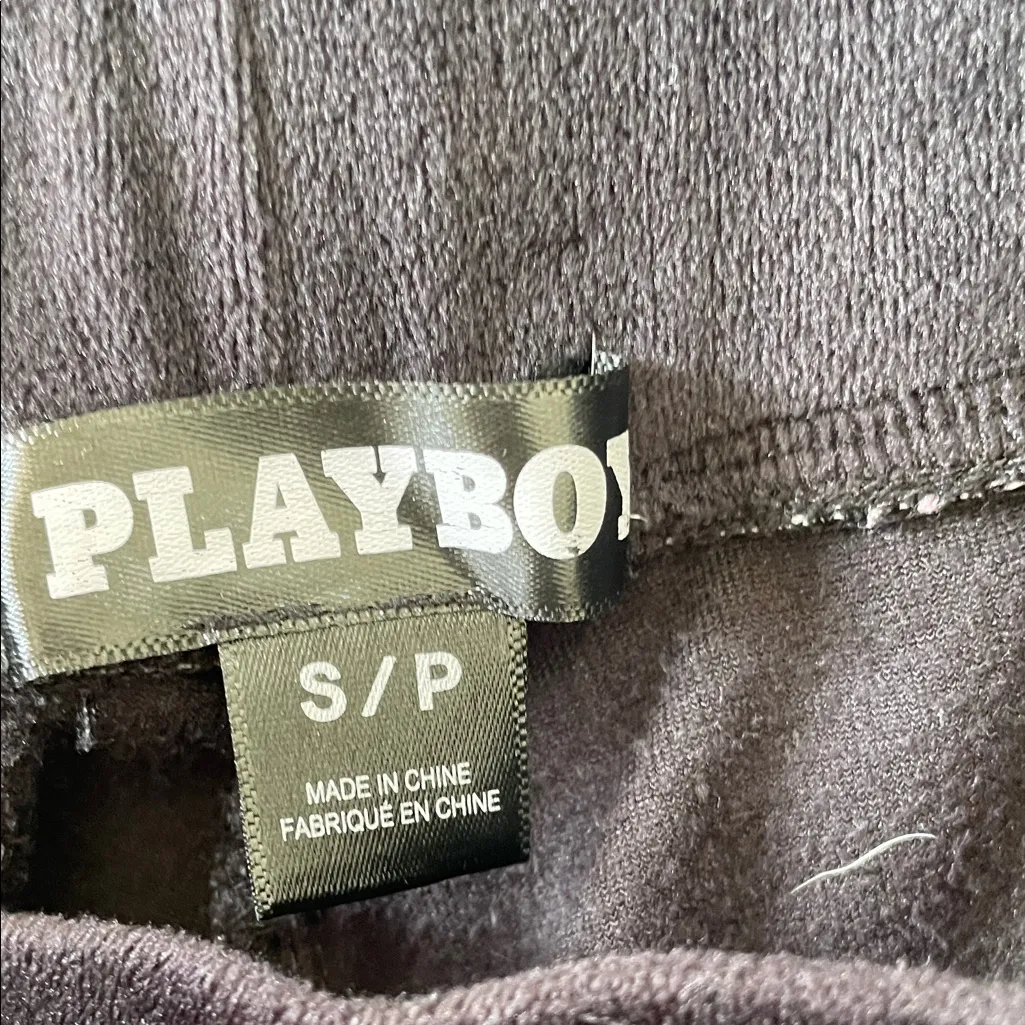 PLAYBOY Black Pants with Logo - Image 6