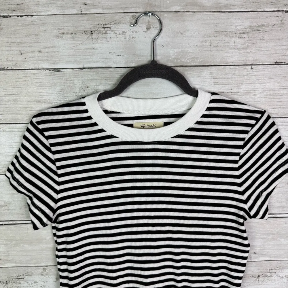 Madewell Andy Stripe Tee Shirt Size XXS - Image 6