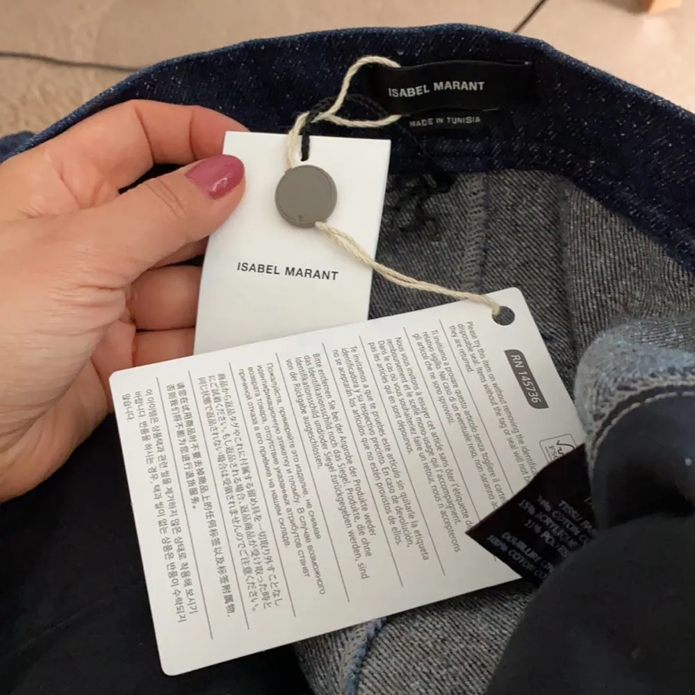 NWT Isabel Marant Jeans Sz 34/US 2 - Image 4