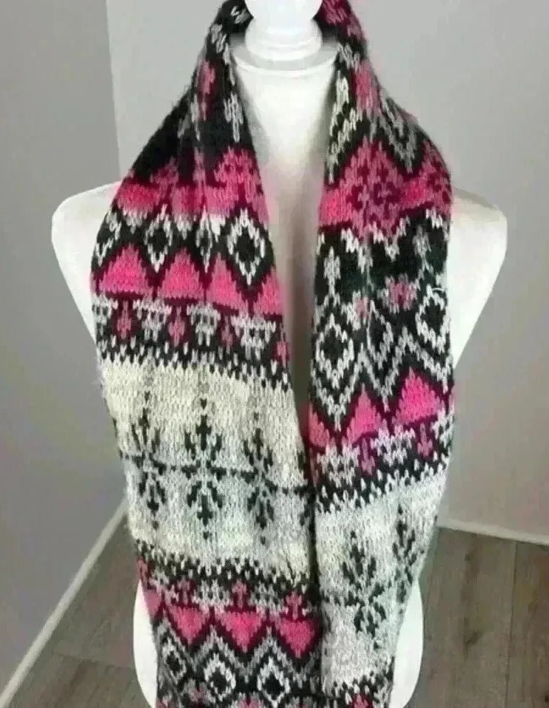 American Eagle Knit Multicolor Infinity Scarf OS - Image 2