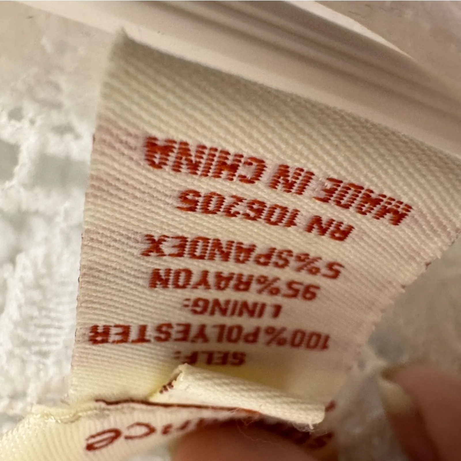 Sundance Shadow Dance Crochet‎ Lace Top White Size Small - Image 6