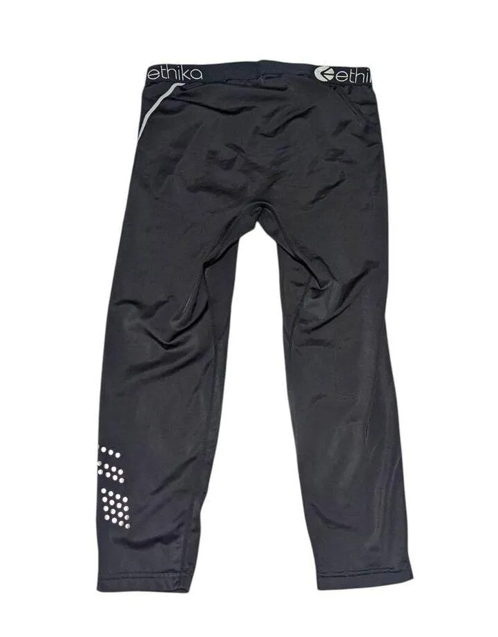 Ethika Subzero Performance Leggings Black Womens Small Athliesure Workout Gym - Image 3
