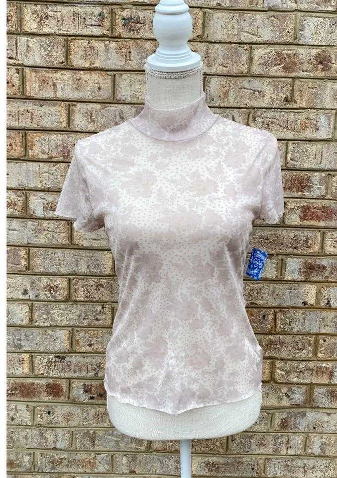 NWT Free People Mesh Baby Tee - Image 2