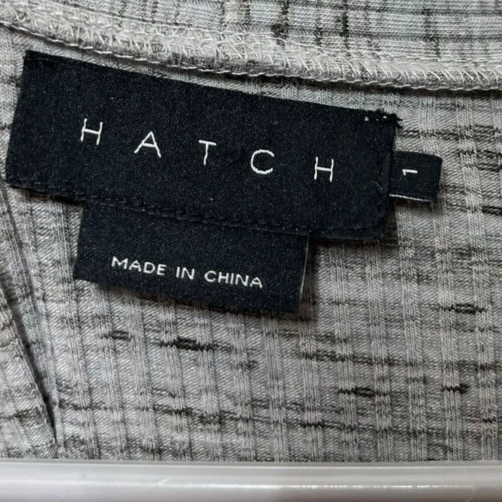 Hatch The Harper Cardigan Dress Gray Ribbed Sweater Women’s Size 1 US Small - Image 8
