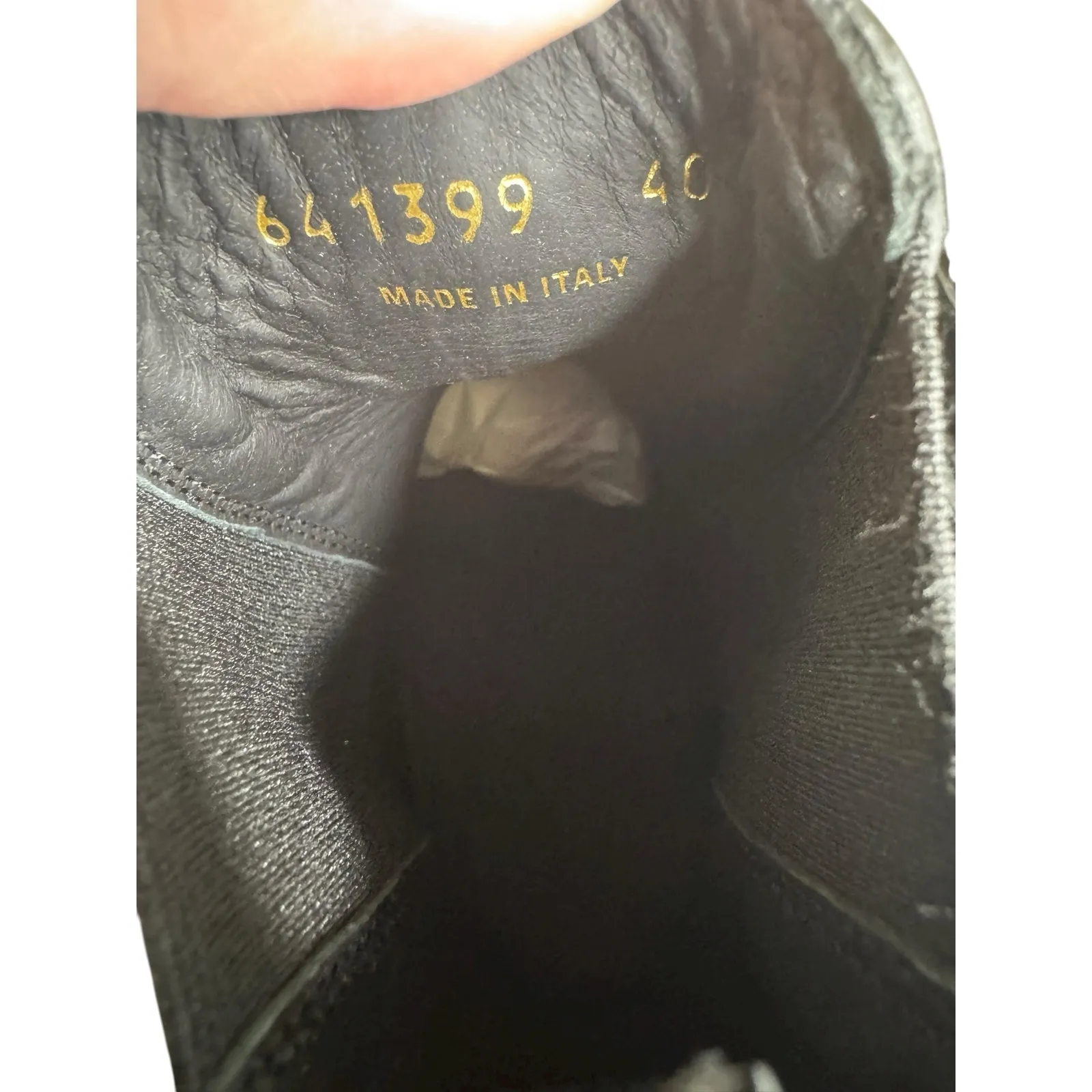 Balenciaga NIB Tractor Chunky Outsole Leather Chelsea Boots in Black Size 40 - Image 11