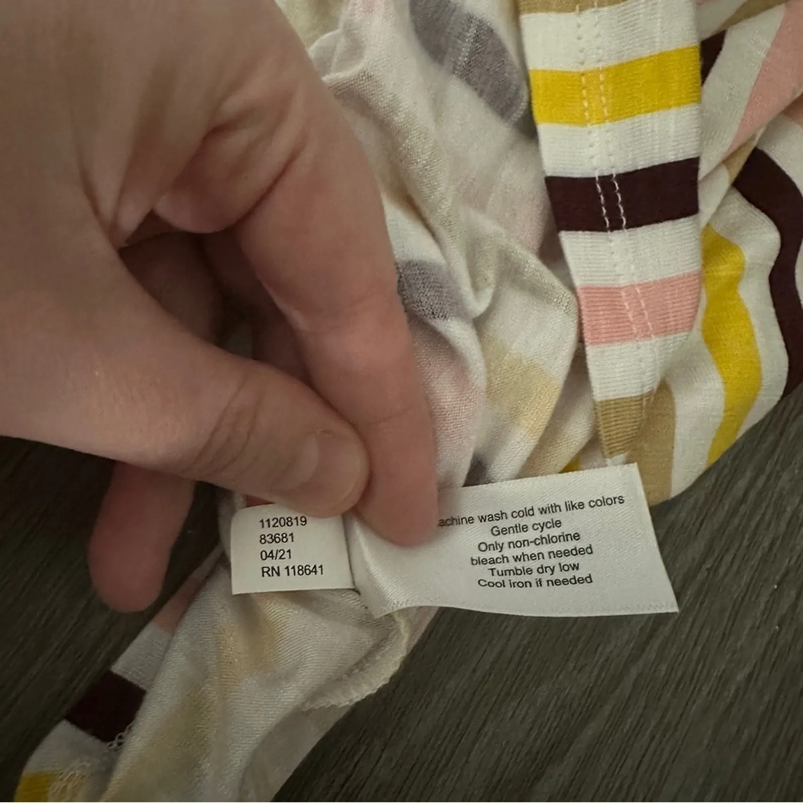 Lane Bryant Sleeveless Multicolor‎ Striped Ruffle Scoop Neck Top Sz 26/28 NEW - Image 7