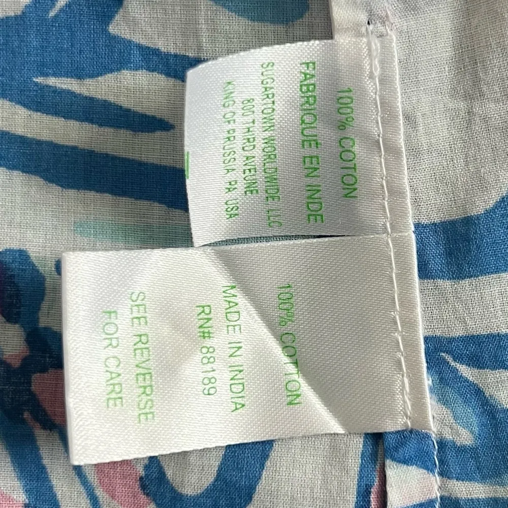 Lilly Pulitzer Amelia Island Red Right Return Resort White Sailboat Tunic - Image 6