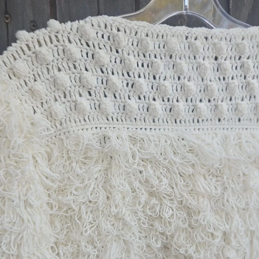 Cleobella Cream Textured Cardigan - Image 9