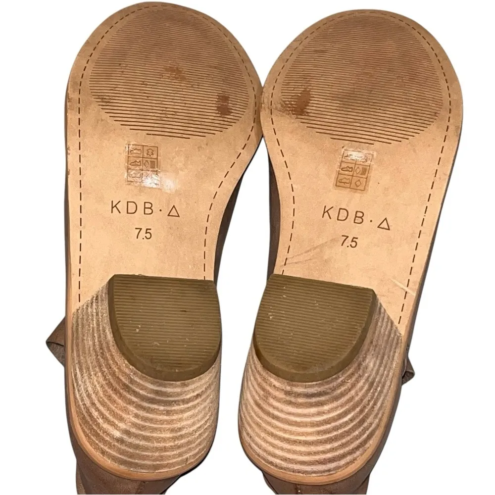 Kelsi Dagger Tan Leather Kenmare Clove Ankle Booties size 7.5 - Image 10